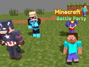 Hra Minecraft Party s boji