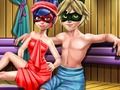 Hra Dotted Girl Sauna flirtování 