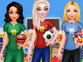 Hra BFF Princezna hlasuje pro fotbal 2018 