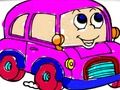 Hra Zpátky do školy: Dětské auto barvení 