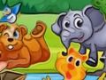 Hra Zvířecí Puzzle Dětské Hry 