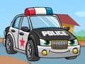 Hra Policejní auta skládačka 