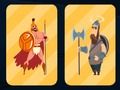 Hra Spartan a Viking Warriors Memory 