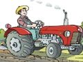 Hra Cartoon Traktor Puzzle 