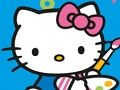 Hra Vybarvujte podle čísla s Hello Kitty 