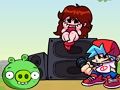 Hra V pátek večer Funkin 'vs PIG od Angry Birds 