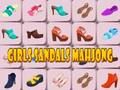 Hra Dívčí sandály Mahjong 