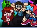 Hra Super Friday Night Funkin vs Minecraft