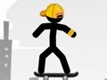 Hra Stickman bruslař 