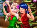 Hra Beruška a Elsa Vánoční Selfie 