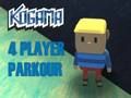 Hra Parkour pro 4 hráče Kogama 
