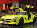 Hra Puzzle Mercedes-Benz SLS E-Cell 