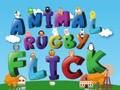 Hra Zvířata Rugby Flick 