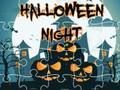 Hra Halloweenská noční skládačka 