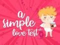 Hra Jednoduchý test lásky 