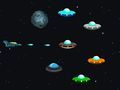 Hra UFO vesmírná střílečka 