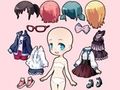 Hra Chibi Anime princezna panenka 