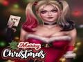 Hra Harley Quinn vánoční svetr šaty nahoru 
