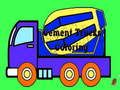 Hra Cement Trucks Barvení 