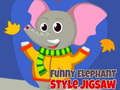 Hra Legrační sloní styl skládačky 