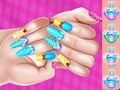 Hra Elsa Princess Theme Nail Art DIY