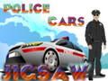 Hra Policejní auta skládačka 