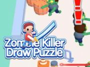 Hra Zombie zabiják losování puzzle
