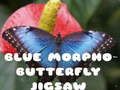 Hra Modrá skládačka Morpho Butterfly 