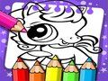 Hra Omalovánky Littlest Pet Shop 