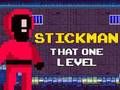 Hra Stickman, že jedna úroveň 