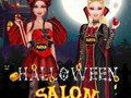 Hra Halloweenský salon 