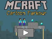 Hra Mcraft kreslený parkour 