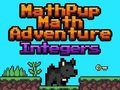 Hra Mathpup matematická dobrodružná celá čísla