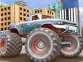 Hra Monster Truck kaskadérská simulace jízdy 