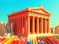 Hra Omalovánky: Chrám Parthenon 