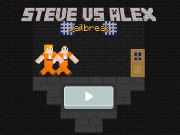 Hra Útěk z vězení Steve vs Alex 