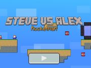 Hra Steve vs Alex Rocketman
