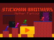 Hra Stickman Brothers Nether Parkour