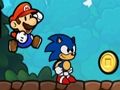 Hra Super Mario a Sonic 