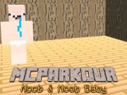 Hra MC Parkour Noob a Noob Baby