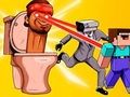 Hra Skibidi WC a Nubik Survivors 