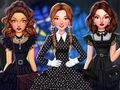 Hra Celebrity Wednesday ve stylu Addamse 