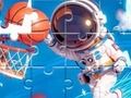 Hra Skládačka: Vesmírný basketbal 