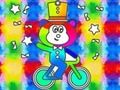 Hra Omalovánky: Monkey Rides Unicycle 