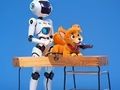 Hra Omalovánky: Robot a pes 