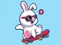 Hra Omalovánky: Králičí skateboard 