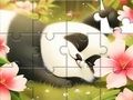 Hra Skládačka: Spící panda 