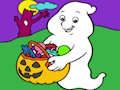 Hra Halloweenská omalovánky 