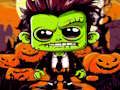 Hra Halloweenské puzzle Franky & Vampire 
