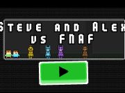 Hra Steve a Alex vs Fnaf 
